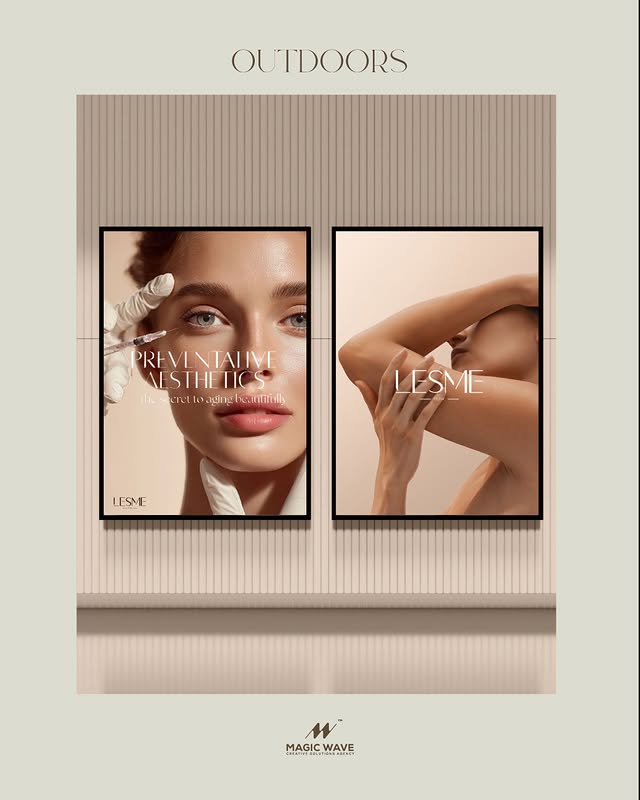 LESME outdoor advertising by MagicWave
